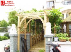 <b>长沙防腐木花架系列——花园花架</b>