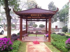 长沙望城防腐木凉亭